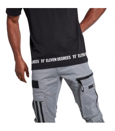 HEM PRINT T-SHIRT 11D3309 001 