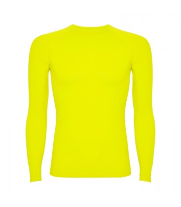 CAMISETA TERMICA PRIME AMARILLO FLUOR
