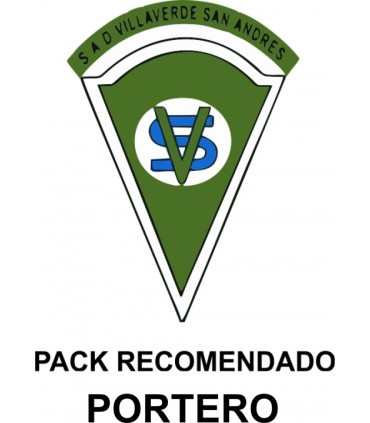 PACK RECOMENDADO OFICIAL PORTERO E.F.VILLAVERDE EFVBPBRP