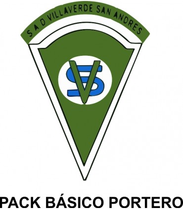 PACK BASICO OFICIAL PORTERO E.F.VILLAVERDE EFVBPBOP