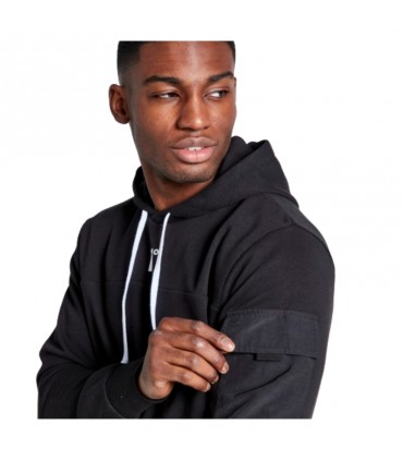 WOVEN POCKET HOODIE 11D3308 001 