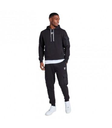 WOVEN POCKET HOODIE 11D3308 001 