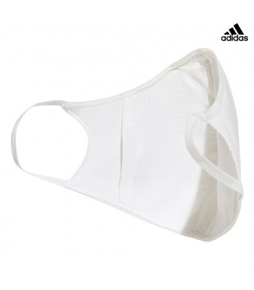 ADIDAS PACK 3 MASCARILLA ADULTO BLANCO FACE COVID LOGO M/L