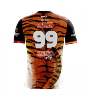 CAMISETA NARANJA MANZANARES VOLEY