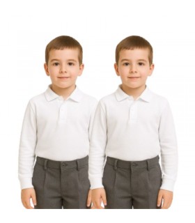 PACK DE 2 POLOS M/LARGA 4-8 