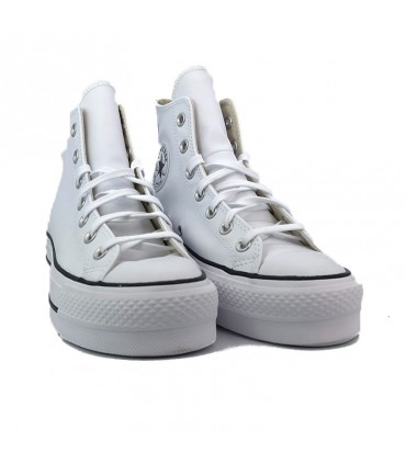 CHUCK TAYLOR ALL STAR HI LEATHER PLATFORM