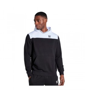 TEXT PRINT BLOCK HOODIE 11D3318 047