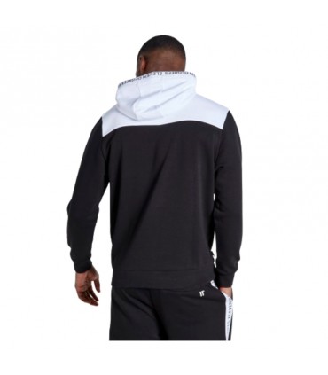 TEXT PRINT BLOCK HOODIE 11D3318 047