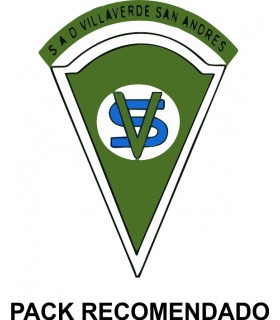 PACK RECOMENDADO OFICIAL JUGADOR E.F.VILLAVERDE EFVBPBRJ