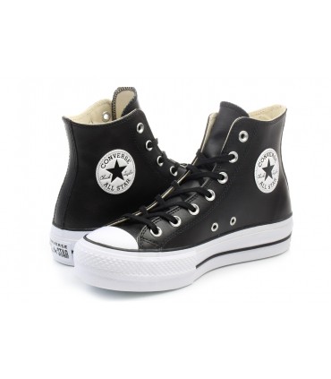 CHUCK TAYLOR ALL STAR HI LEATHER PLATFORM