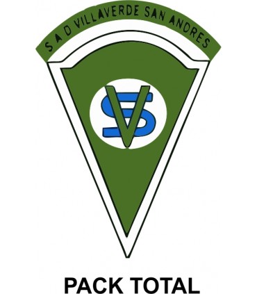 PACK TOTAL JUGADOR E.F. VILLAVERDE EFVBPBTJ