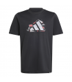 ADIDAS JR CAMO TRAINING TEE 