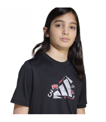ADIDAS JR CAMO TRAINING TEE 