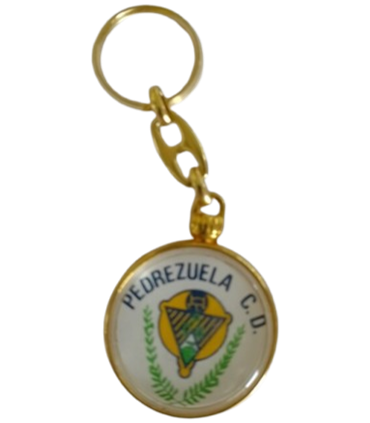 LLAVERO PEDREZUELA DORADO
